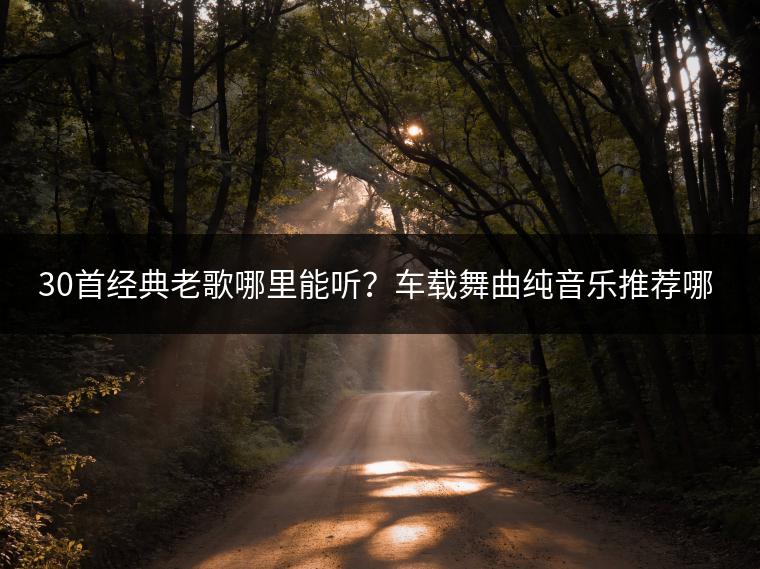 30首经典老歌哪里能听？车载舞曲纯音乐推荐哪个平台？
