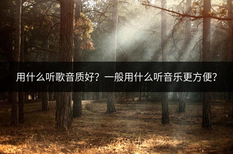 用什么听歌音质好？一般用什么听音乐更方便？