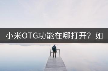 小米OTG功能在哪打开？如何使用OTG功能？-千羽学社