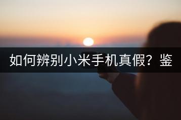 如何辨别小米手机真假？鉴别方法一览！-千羽学社