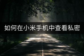 如何在小米手机中查看私密照片，保护隐私？-千羽学社