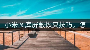 小米图库屏蔽恢复技巧，怎样实现？-千羽学社