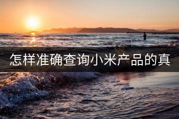 怎样准确查询小米产品的真伪？-千羽学社