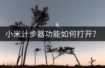 小米计步器功能如何打开？健康助手揭秘！-千羽学社