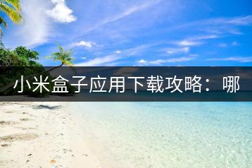 小米盒子应用下载攻略：哪些值得安装？-千羽学社
