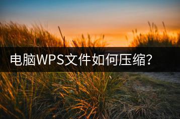 电脑WPS文件如何压缩？压缩方法分享-千羽学社