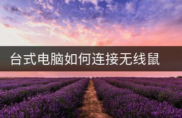 台式电脑如何连接无线鼠标？操作步骤解析-千羽学社