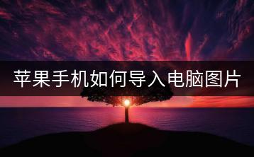 苹果手机如何导入电脑图片无压力？-千羽学社