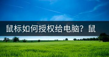 鼠标如何授权给电脑？鼠标授权使用指南-千羽学社