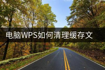 电脑WPS如何清理缓存文件？清理教程-千羽学社