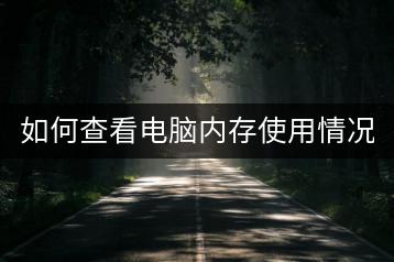 如何查看电脑内存使用情况，有哪些方法？-千羽学社