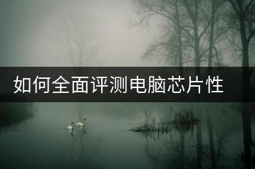 如何全面评测电脑芯片性能？评测工具与方法-千羽学社