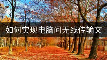 如何实现电脑间无线传输文件？Wi-Fi共享指南-千羽学社