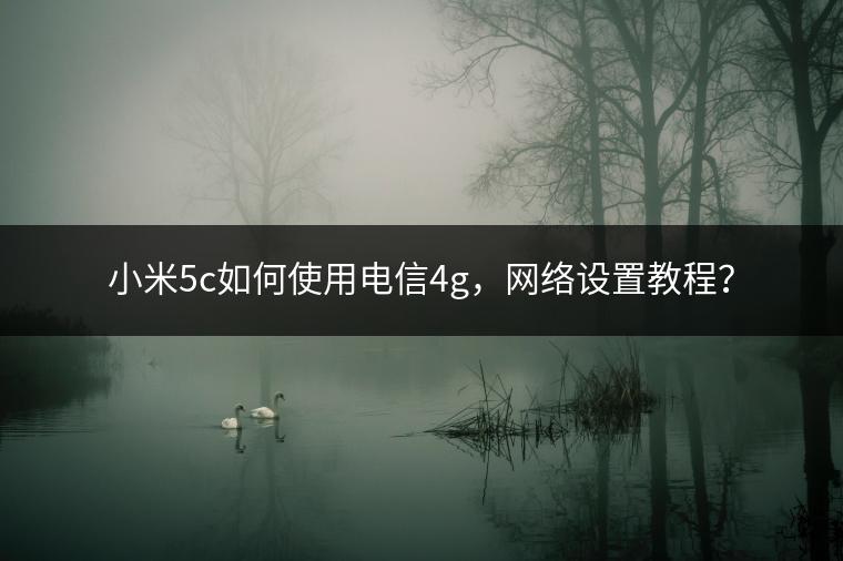 小米5c如何使用电信4g，网络设置教程？