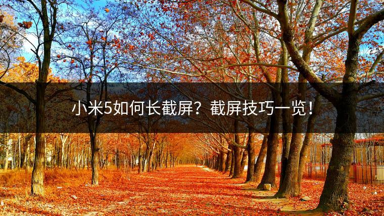 小米5如何长截屏？截屏技巧一览！