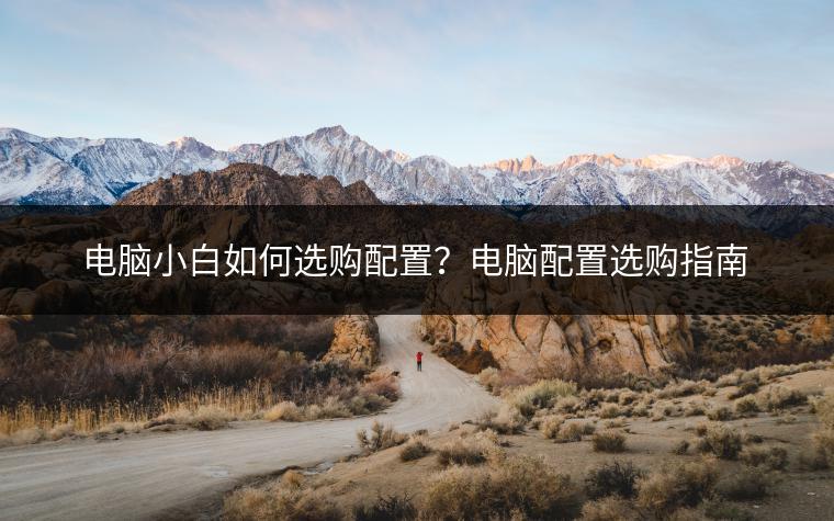电脑小白如何选购配置？电脑配置选购指南