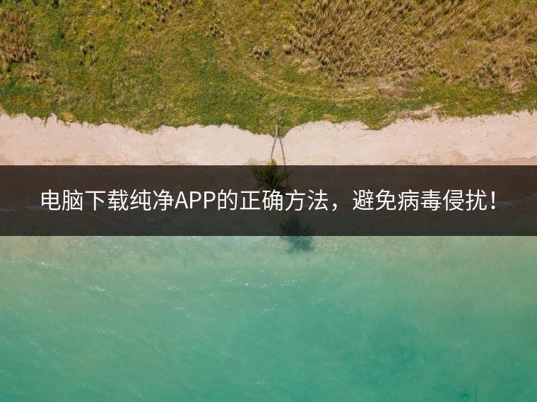 电脑下载纯净APP的正确方法，避免病毒侵扰！