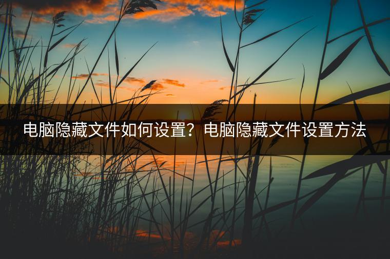 电脑隐藏文件如何设置？电脑隐藏文件设置方法