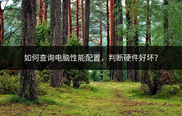 如何查询电脑性能配置，判断硬件好坏？