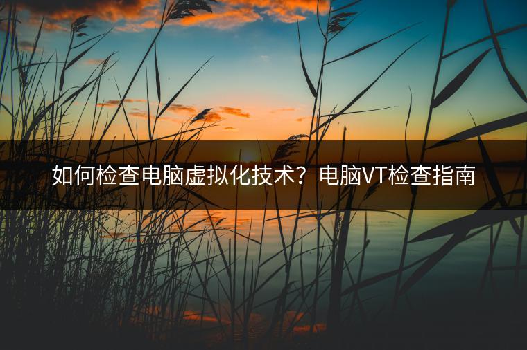 如何检查电脑虚拟化技术？电脑VT检查指南