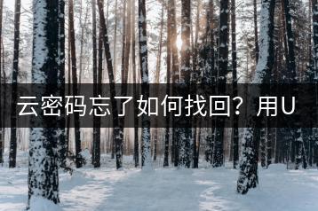 云密码忘了如何找回？用U盘放歌车子操作指南是怎样的？-千羽学社