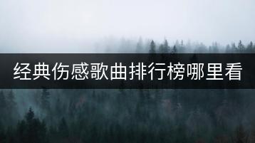 经典伤感歌曲排行榜哪里看？伤感老歌20首怎么选？-千羽学社