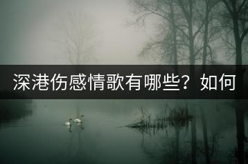 深港伤感情歌有哪些？如何找到？-千羽学社