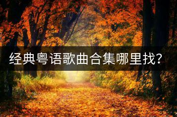 经典粤语歌曲合集哪里找？超好听的粤语歌单分享吧！-千羽学社