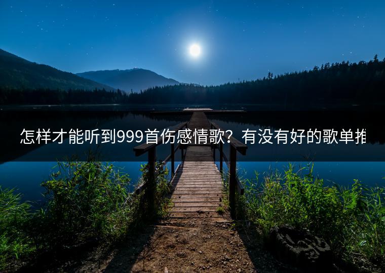 怎样才能听到999首伤感情歌？有没有好的歌单推荐？