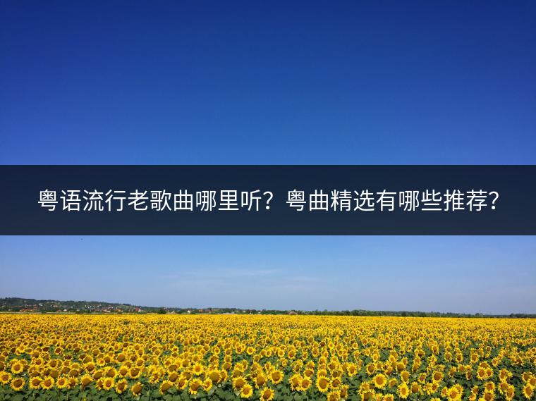 粤语流行老歌曲哪里听？粤曲精选有哪些推荐？