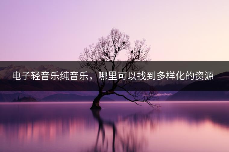 电子轻音乐纯音乐，哪里可以找到多样化的资源？