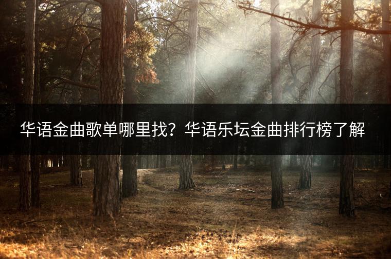 华语金曲歌单哪里找？华语乐坛金曲排行榜了解吗？