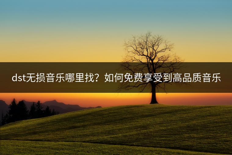dst无损音乐哪里找？如何免费享受到高品质音乐？